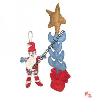 Felt Santa Claus set