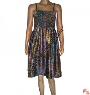 Silk satin dress 2