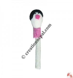 Snow man pencil cover