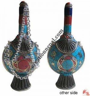 Extra large decorative herbs bottle 1