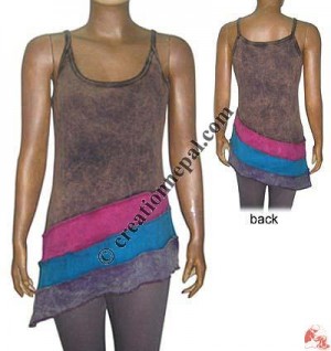 Bottom stripes plain rib top2