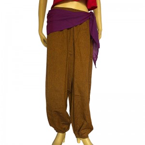 Side string design cotton harem trouser4