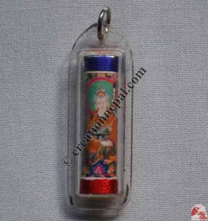 Guru Rinpoche tube amulet