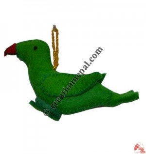 Felt parrot