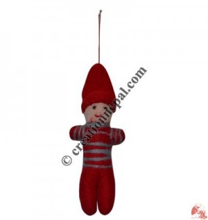 Felt decorative doll