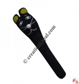 Felt cat pencil cover