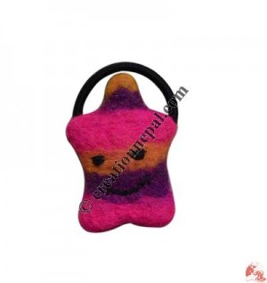Felt happy star hairband