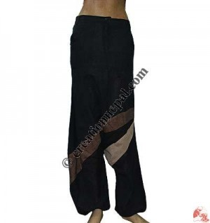 Cotton Afgani design zipper touser