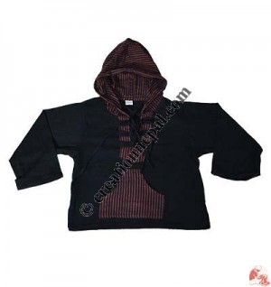 Cotton hooded kids Kurtha top