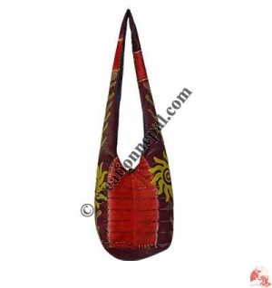 Side sun print tie-dye cotton Lama bag 5