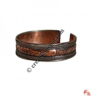 Lotus cupper and brass bangle