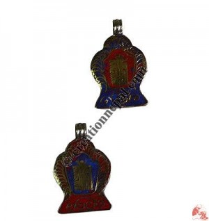 Kalachakra decorated pendent