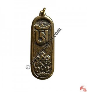 Om and auspicious sign pendent