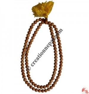 Pure Sandalwood 10 mm 108 beads mala