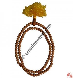 Pure Sandalwood 6 mm 108 beads mala