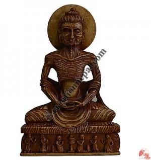 Fasting Buddha statue