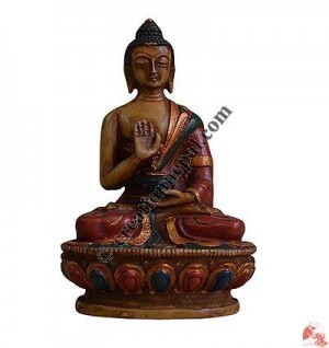 Painted small Buddha