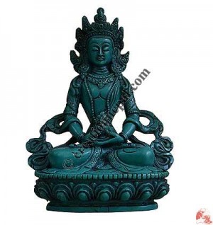 Aparamita turquoise color Buddha