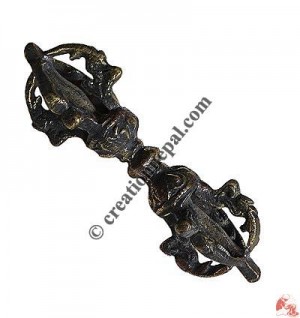 Antique look brass Bajra 1