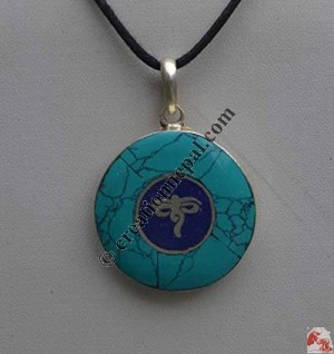 Buddha Eye round pendant