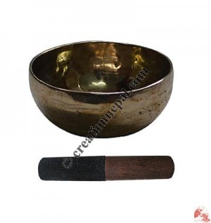 Shiny hand hammered jammed singing bowl7