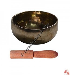Shiny hand hammered jammed singing bowl8