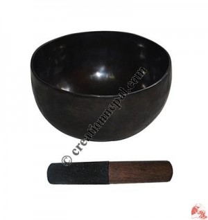 Hand beaten antique design singing bowl1