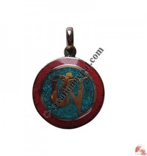 Tibetal OM simple pendant