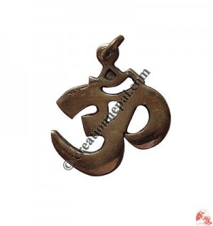 Brass Om pendant