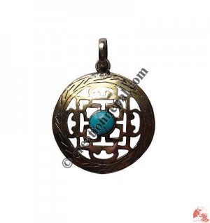 Brass Mandala Pendant