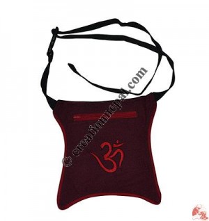 Om embroidered small bag