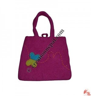 Felt butterfly bag