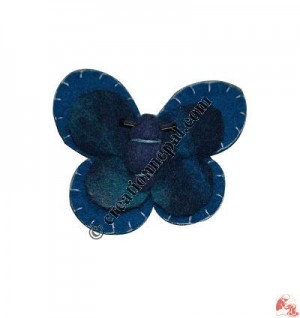 Butterfly felt brooch