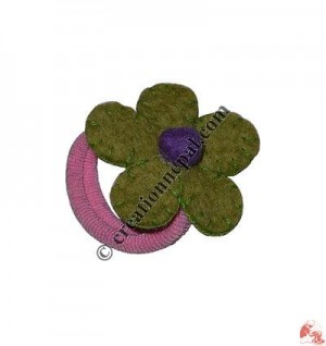 Felt simple flower hair band
