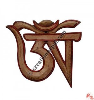 5 inch size Tibetan OM mantra