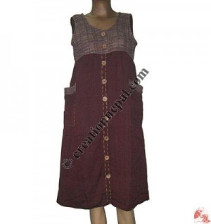 Cotton sleeveless dress