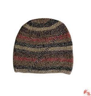 Hemp-cotton strappy crochet cap18