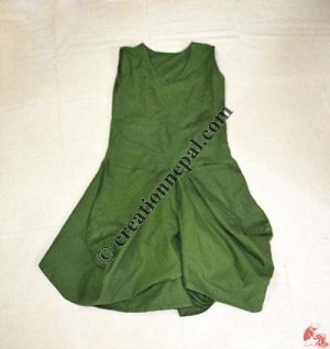 Baggie bottom cotton dress