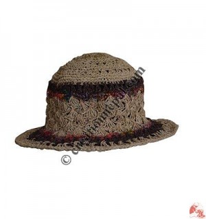 Hemp round wire hat12