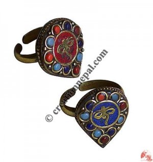 TD Buddha-eye brass Finger ring