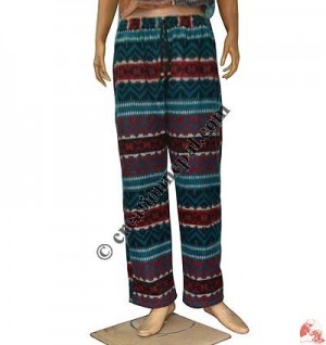 Acrylic-cotton trouser