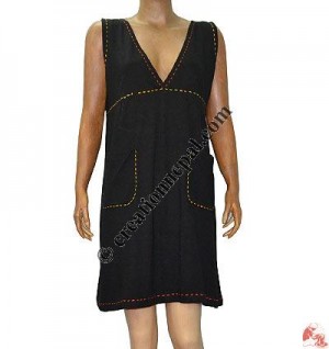 Sinkar half-fleece dress