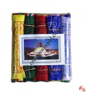 Cotton prayer flag15 (rolls of 5)