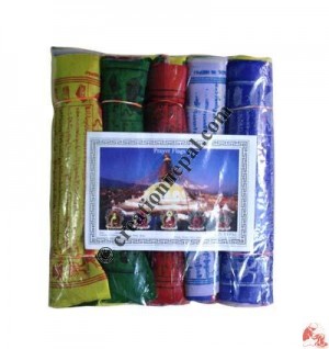 Cotton prayer flag25 (rolls of 5)