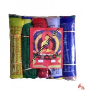 Cotton prayer flag12 (rolls of 5)