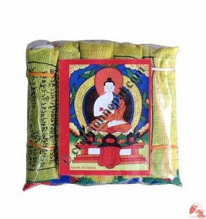 Cotton prayer flag10 (rolls of 5)
