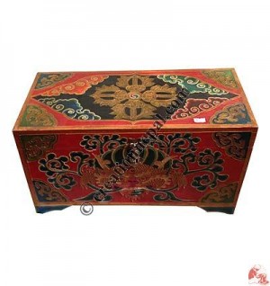 Painted treasure box (rectangle)