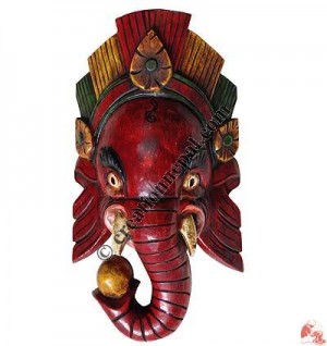 Medium size antique Ganesh mask