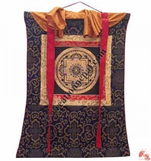 Om Mandala small Thangka