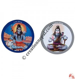 Lord Ganesh Shiva fridge magnet